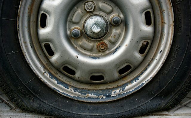Flat tire repair